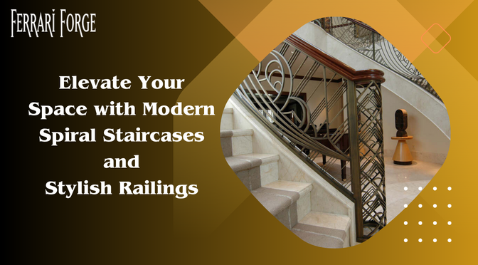 Modern spiral staircase