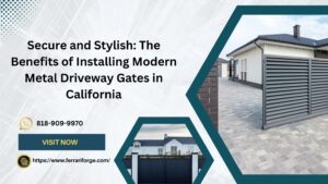 Read more about the article Secure and Stylish: The Benefits of Installing Modern Metal Driveway Gates in California