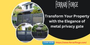Read more about the article Transform Your Property with the Elegance of metal privacy gate