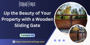Read more about the article Up the Beauty of Your Property with a Wooden Sliding Gate